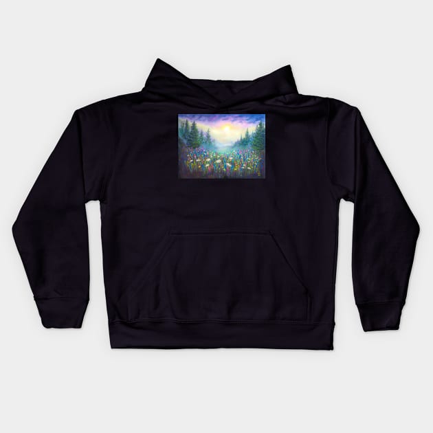 Morning valley Kids Hoodie by redwitchart